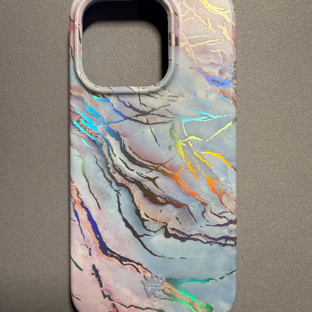 Velvet Caviar Iridescent Marble Phone Case